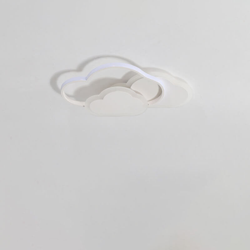Lumendat Creative Cartoon Acrylic Cloud Design LED Flush Mount Ceiling Light Lumendat