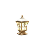 Modern Vintage Waterproof Patio Solar Outdoor Column Head Light Lumendat
