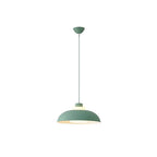 Modern Solid Color Macaron Acrylic Aluminum 1-light Pendant Light BulbSquare