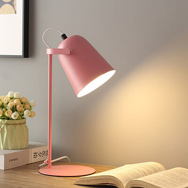 Nordic Macaroon Column Shade 1-Light Table Lamp Lumendat