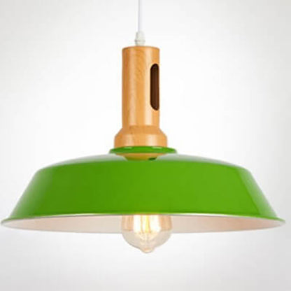Nordic Industrial Aluminum Barn 1-Light Pendant Light