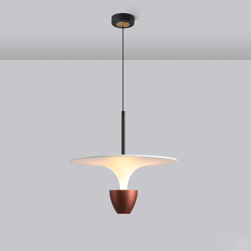 Contemporary Creative Acrylic Jellyfish Shape Aluminum LED Pendant Light for Living Room