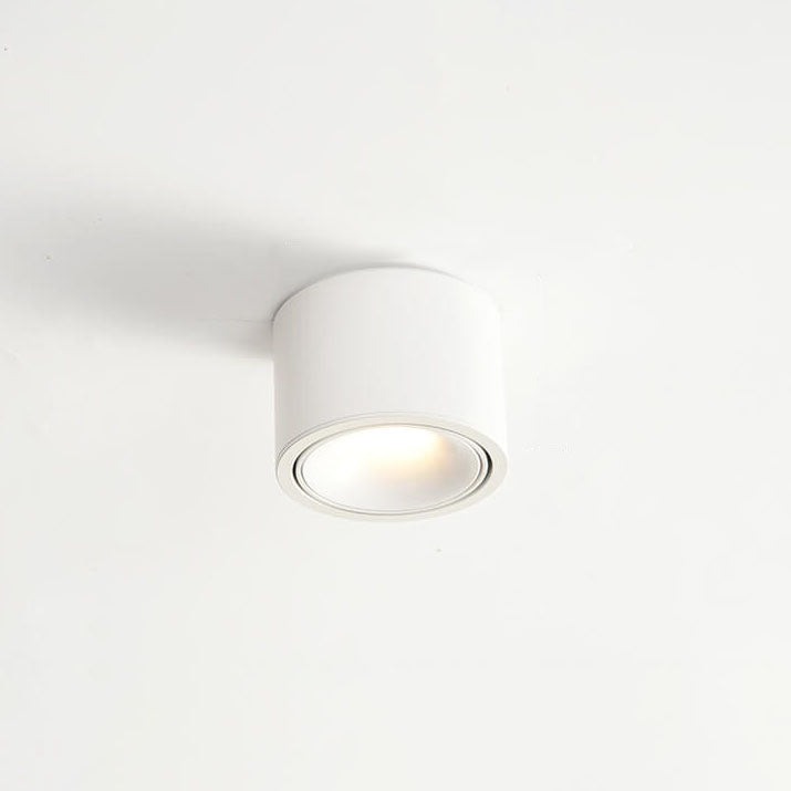 Modern Minimalist Round Spotlight Adjustable LED Flush Mount Ceiling Light BulbSquare