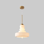 Modern Colorful Glass Gourd Shade 1-light Pendant Light BulbSquare