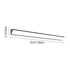 Modern Minimalist Outdoor Long Bar Aluminum Acrylic Waterproof LED Wall Sconce Lamp For Outdoor Lumendat