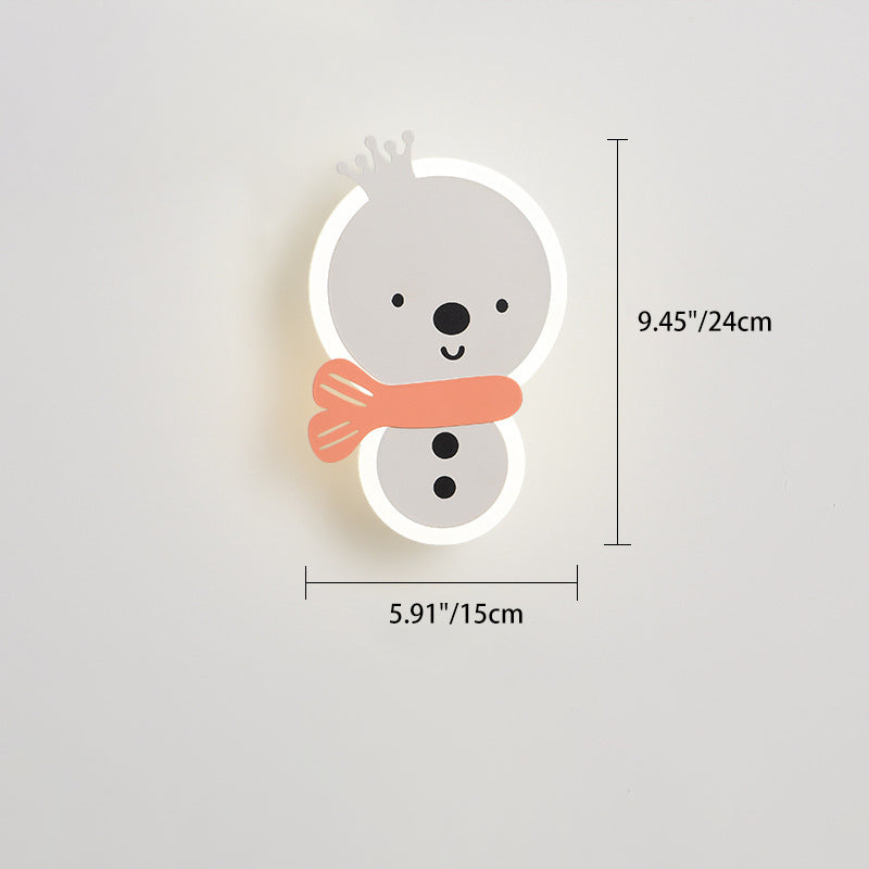 Lumendat Contemporary Creative Acrylic Cartoon Fairy Astronaut Iron LED Kids Wall Sconce Lamp For Bedroom Lumendat