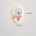 Lumendat Contemporary Creative Acrylic Cartoon Fairy Astronaut Iron LED Kids Wall Sconce Lamp For Bedroom Lumendat