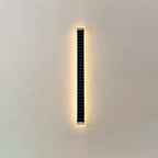 Minimalist Outdoor Solar Rectangular Strip Waterproof Patio LED Wall Sconce Lamp Lumendat