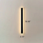 Minimalist Outdoor Solar Rectangular Strip Waterproof Patio LED Wall Sconce Lamp Lumendat