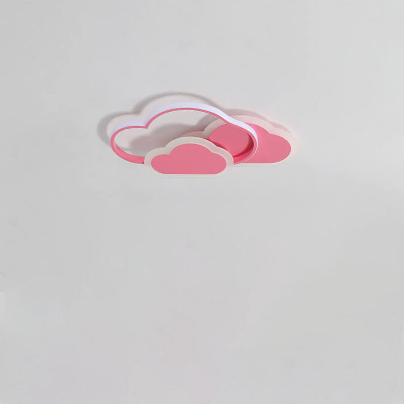 Lumendat Creative Cartoon Acrylic Cloud Design LED Flush Mount Ceiling Light Lumendat