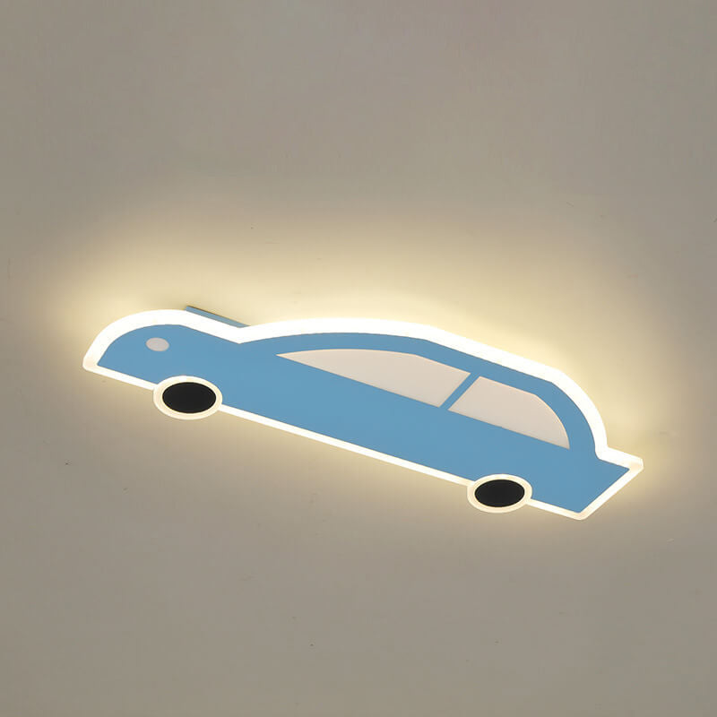 Lumendat Cartoon Creative Car Shape Iron LED Flush Mount Ceiling Light Lumendat