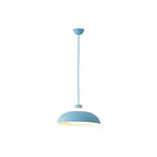 Modern Solid Color Macaron Acrylic Aluminum 1-light Pendant Light BulbSquare