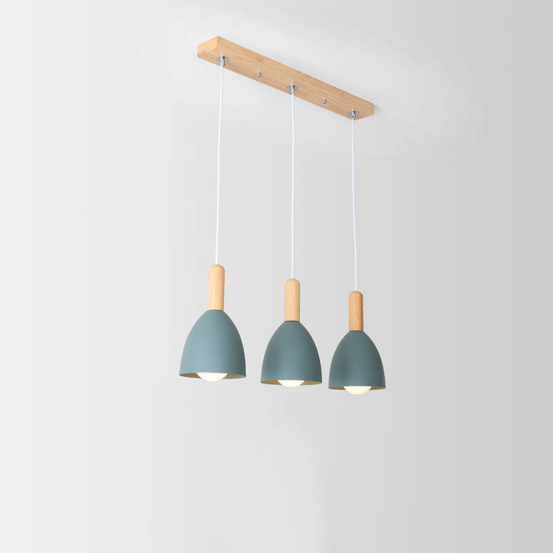 Nordic Minimalist Macaron Solid Color 1/3-light Chandelier