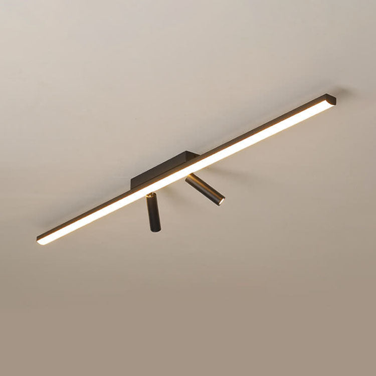 Nordic Minimalist Acrylic Long Strip Track Spotlight LED Flush Mount Ceiling Light Lumendat