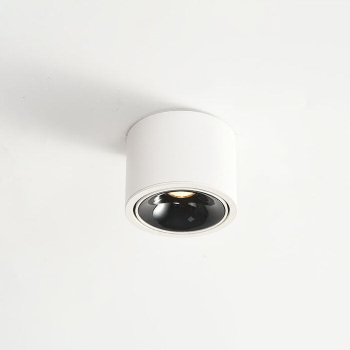 Modern Minimalist Round Spotlight Adjustable LED Flush Mount Ceiling Light BulbSquare