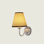 Modern Fabric Bell Shade Bend Arm 1-Light Wall Sconce Lamp Lumendat