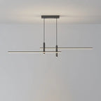 Modern Minimalist Geometric Line Combination LED Island Light Chandelier for Dining Room Lumendat