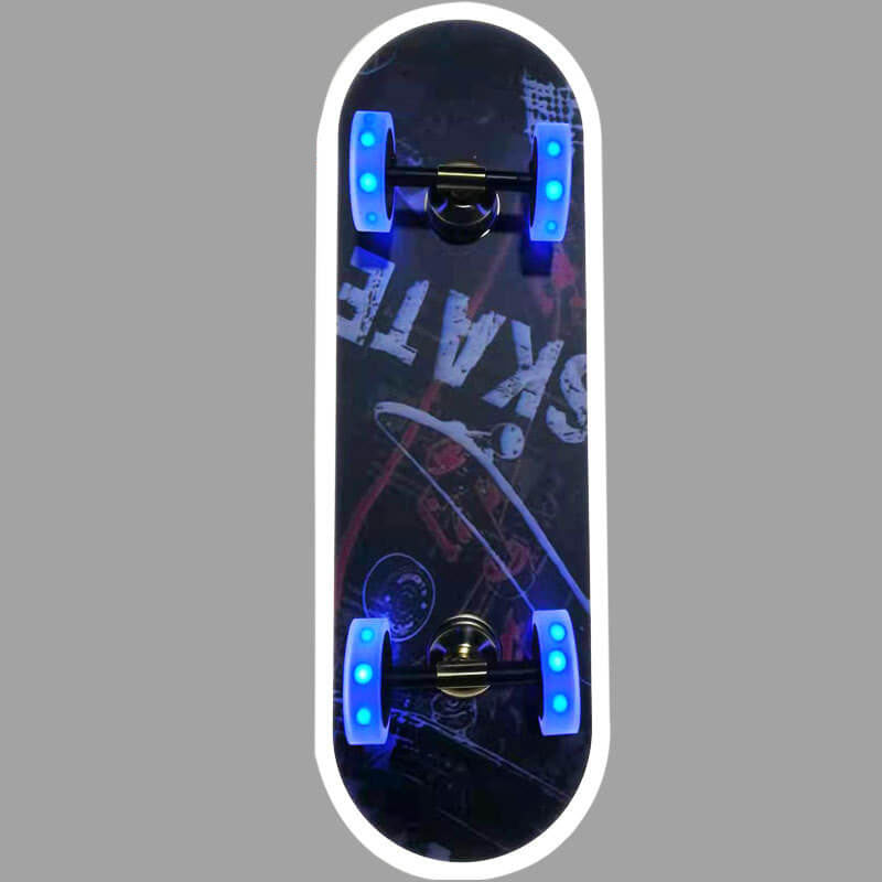 Lumendat Creative Cartoon Skateboard Acrylic LED Kids Flush Mount Ceiling Light Lumendat