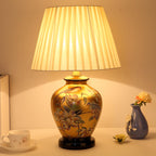 Modern Creative Warm Ceramic Cylindrical 1-Light Table Lamp Lumendat