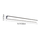 Modern Minimalist Outdoor Long Bar Aluminum Acrylic Waterproof LED Wall Sconce Lamp For Outdoor Lumendat