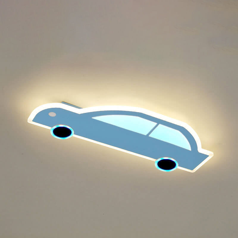 Lumendat Cartoon Creative Car Shape Iron LED Flush Mount Ceiling Light Lumendat