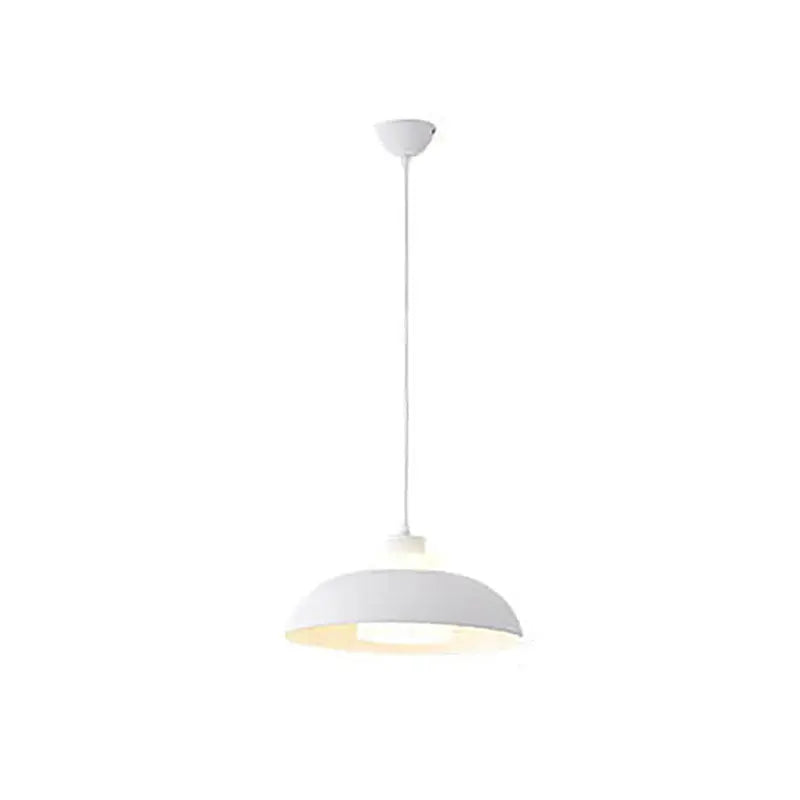 Modern Solid Color Macaron Acrylic Aluminum 1-light Pendant Light BulbSquare