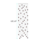 Modern Luxury Staircase Crystal Orb Ball Shade LED Loft Chandelier Lumendat