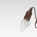 Retro Portable Waterproof Wood Round Cone Battery USB 1-Light Camping Outdoor Light Lumendat