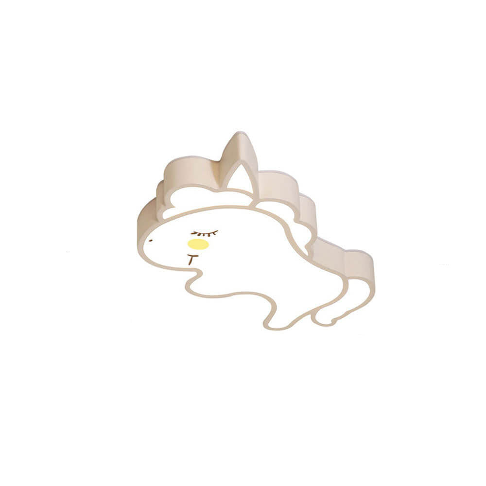 Lumendat Modern Childlike Animal Cartoon Iron Acrylic LED Flush Mount Ceiling Light Lumendat