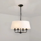 European Vintage Classic Iron Cloth 4-light Pendant Light Lumendat