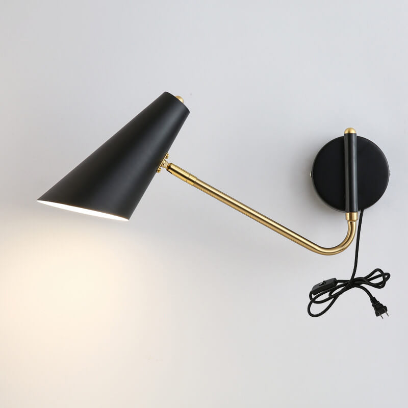 Nordic Creative Simple Rotating 1-Light Wall Sconce Lamp Lumendat