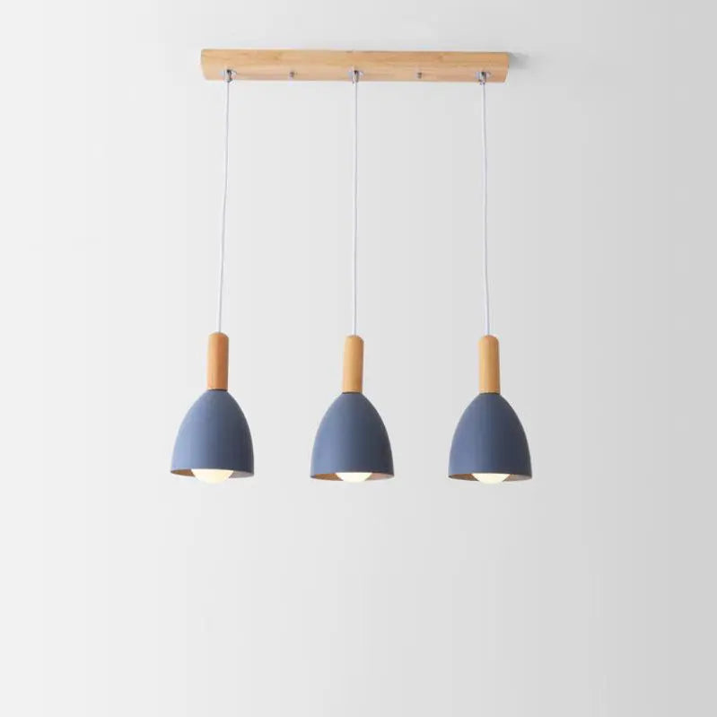 Nordic Minimalist Macaron Solid Color 1/3-light Chandelier Lumendat