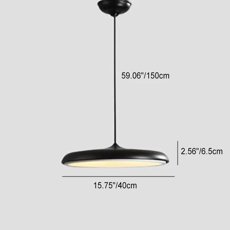 Nordic Macaron Flying Saucer Metal LED Pendant Light Lumendat