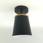 Nordic Macaron Column 1-light Semi-flush Mount Ceiling Light