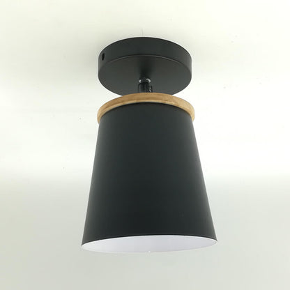 Nordic Macaron Column 1-light Semi-flush Mount Ceiling Light