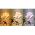 Lumendat Modern Creative Unicorn Feather Children 1-Light Table Lamp Lumendat