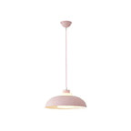 Modern Solid Color Macaron Acrylic Aluminum 1-light Pendant Light BulbSquare