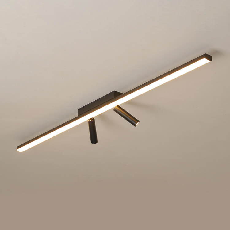 Nordic Minimalist Acrylic Long Strip Track Spotlight LED Flush Mount Ceiling Light Lumendat