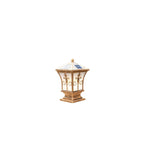 Modern Vintage Waterproof Patio Solar Outdoor Column Head Light Lumendat