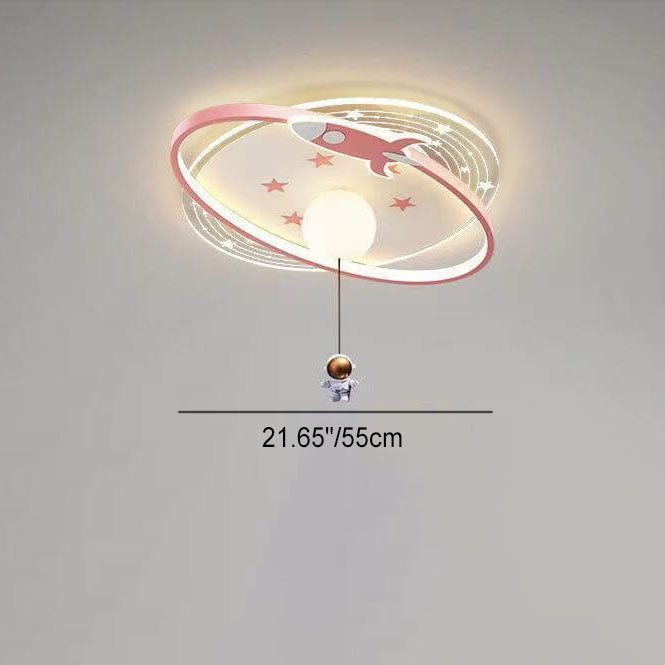 Lumendat Modern Creative Simple Acrylic Cartoon Starry Sky LED Flush Mount Ceiling Light Lumendat