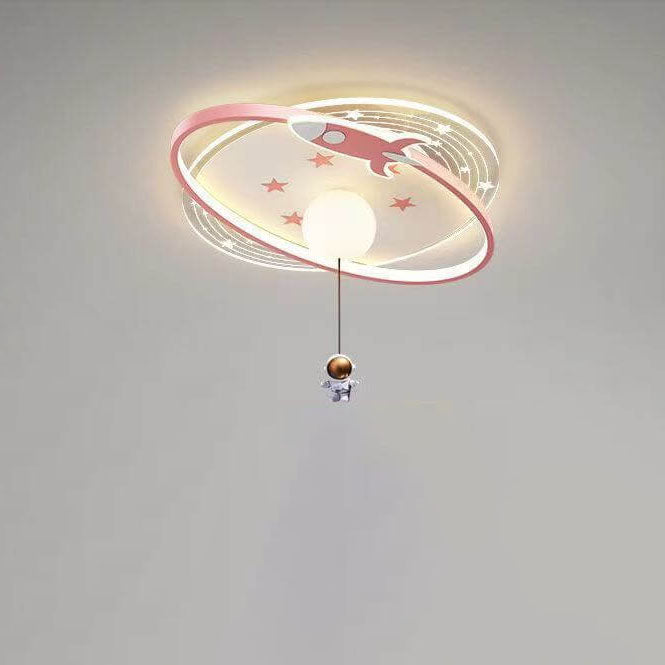 Lumendat Modern Creative Simple Acrylic Cartoon Starry Sky LED Flush Mount Ceiling Light Lumendat