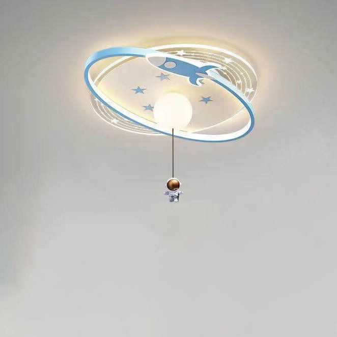 Lumendat Modern Creative Simple Acrylic Cartoon Starry Sky LED Flush Mount Ceiling Light Lumendat