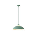 Modern Solid Color Macaron Acrylic Aluminum 1-light Pendant Light BulbSquare