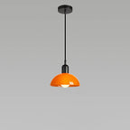 Modern Minimalist Glass Hemisphere 1-light Pendant Light BulbSquare