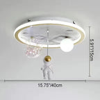 Lumendat Modern Creative Simple Acrylic Cartoon Starry Sky LED Flush Mount Ceiling Light Lumendat