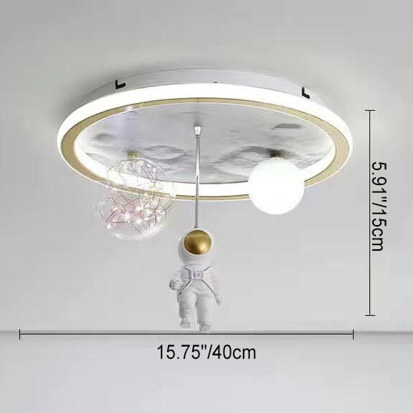 Lumendat Modern Creative Simple Acrylic Cartoon Starry Sky LED Flush Mount Ceiling Light Lumendat