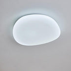 Modern Minimalist Pebble Shape Acrylic Hardware LED Flush Mount Ceiling Light For Bedroom Lumendat
