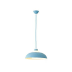 Modern Solid Color Macaron Acrylic Aluminum 1-light Pendant Light BulbSquare