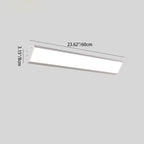 Contemporary Industrial Rectangular Aluminum PC Waterproof LED Wall Sconce Lamp For Outdoor Patio