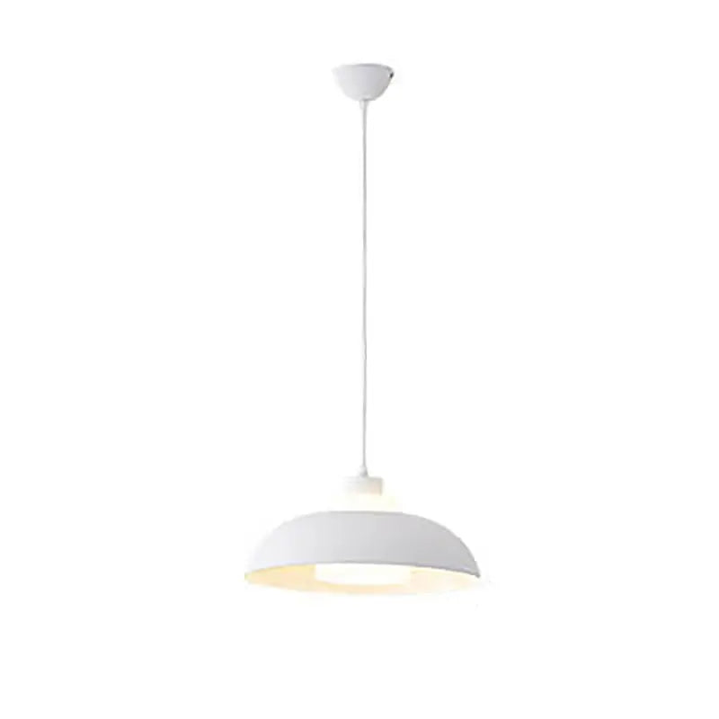 Modern Solid Color Macaron Acrylic Aluminum 1-light Pendant Light BulbSquare